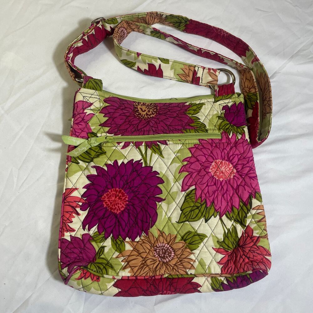 Vera Bradley Quilted Hipster Crossbody Bag - Hello Dolly Floral Pattern